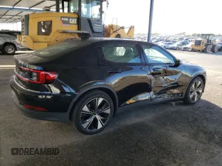 2023 Polestar 2 with VIN YSMEG3KA7PL142187, listed as a Copart auction lot 75898314 with 48,338 mi miles and Salvage Title. Bid and sale history available at carsss.com. Image 3.