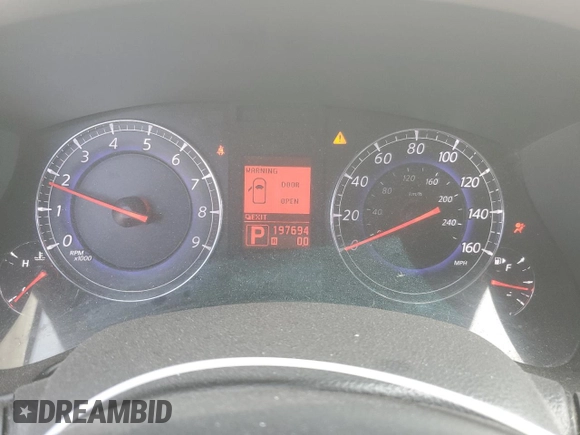 2008 Infiniti EX Journey with VIN JNKAJ09F48M355829, listed as a Copart auction lot 74336204 with 197,694 mi miles and Clean Title. Bid and sale history available at DreamBid. Image 9.