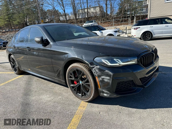 2021 BMW 5 Series 530e with VIN WBA13AG00MCG70580, listed as a Copart auction lot 48735115 with 74,628 mi miles and Clean Title. Bid and sale history available at carsss.com. Image 4.