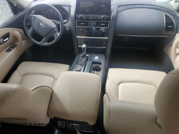 2022 Nissan Armada SV with VIN JN8AY2AC0N9163403, listed as a Copart auction lot 48340765 with 37,722 mi miles and Clean Title. Bid and sale history available at carsss.com. Image 8.