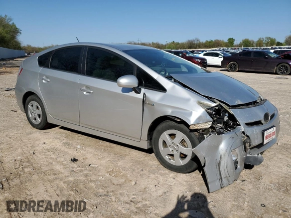 2010 Toyota Prius II with VIN JTDKN3DU7A0072579, listed as a Copart auction lot 52017205 with 278,654 mi miles and Salvage Title. Bid and sale history available at carsss.com. Image 4.