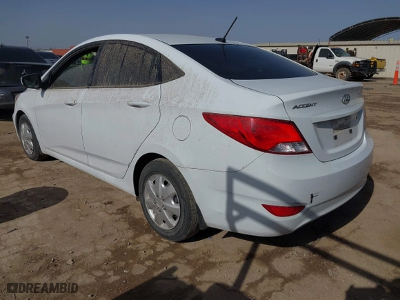 2017 Hyundai Accent SE with VIN KMHCT4AE9HU287179, listed as a IAAI auction lot 41706951 with 50,840 mi miles. Bid and sale history available at carsss.com. Image 3.