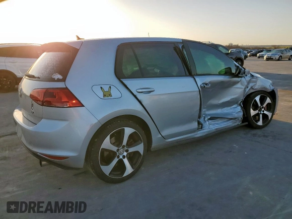 2017 Volkswagen Golf GTI S with VIN 3VW447AU6HM051900, listed as a Copart auction lot 48897115 with 80,022 mi miles and Salvage Title. Bid and sale history available at carsss.com. Image 3.
