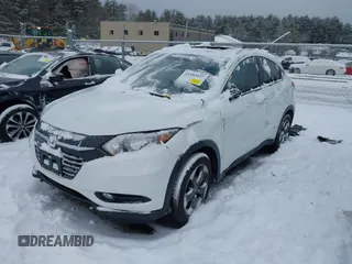 2018 Honda HR-V EX-L Navi with VIN 3CZRU6H71JM716527, listed as a IAAI auction lot 41402437 with 1 mi miles. Bid and sale history available at carsss.com. Image 2.