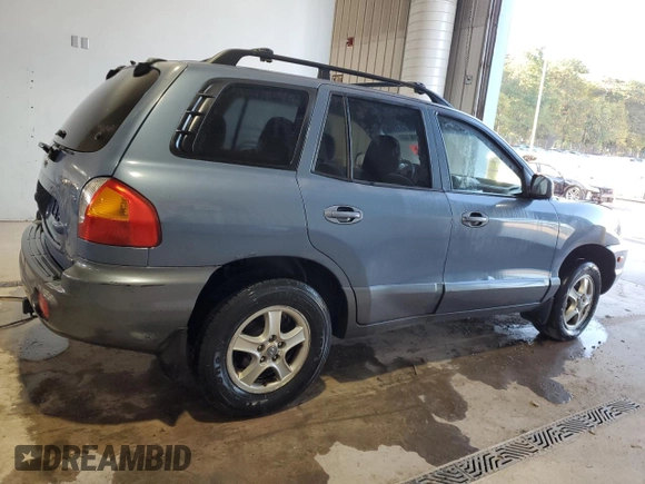 2003 Hyundai Santa Fe GLS with VIN KM8SC73D23U373492, listed as a Copart auction lot 75107684 with 205,655 mi miles and Salvage Title. Bid and sale history available at carsss.com. Image 3.