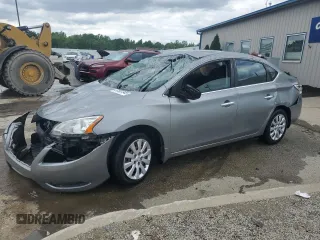 2014 Nissan Sentra SV with VIN 3N1AB7AP5EL676671, listed as a Copart auction lot 57861945 with 128,872 mi miles and Non repairable. Bid and sale history available at DreamBid. Image 1.