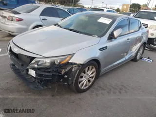 2014 Kia Optima EX with VIN 5XXGN4A76EG289586, listed as a IAAI auction lot 41536459 with 65,739 mi miles. Bid and sale history available at carsss.com. Image 2.
