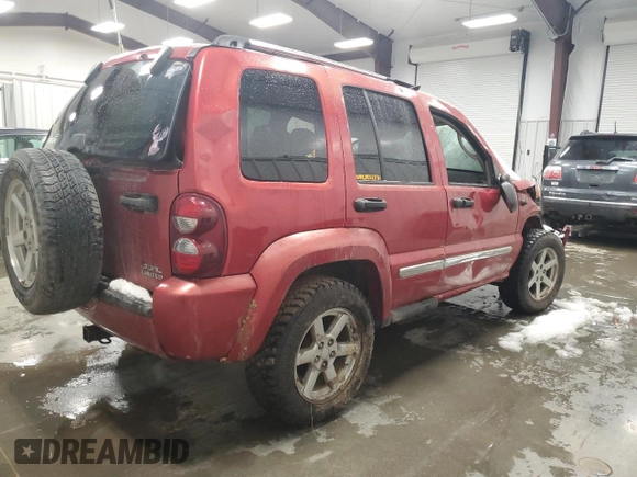 2006 Jeep Liberty Limited with VIN 1J4GL58K86W205042, listed as a Copart auction lot 51084875 with 74,975 mi miles and Salvage Title. Bid and sale history available at DreamBid. Image 3.
