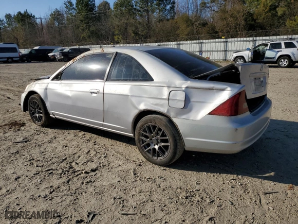 2002 Honda Civic LX with VIN 1HGEM21502L062792, listed as a Copart auction lot 48700715 with 190,713 mi miles and Salvage Title. Bid and sale history available at carsss.com. Image 2.