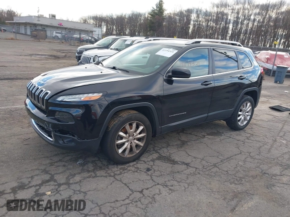 2017 Jeep Cherokee High Altitude with VIN 1C4PJMDS8HW665980, listed as a IAAI auction lot 41194321 with 93,205 mi miles and . Bid and sale history available at DreamBid. Image 2.
