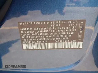 2015 Volkswagen Jetta SE с VIN 3VWD07AJXFM285827, выставлен на аукционе IAAI как лот 42325223 с пробегом 148 225 миль миль и . История ставок и продаж доступна на DreamBid. Изображение 9.