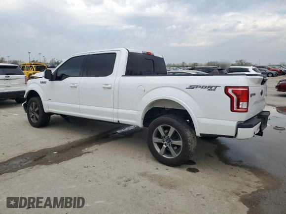 2017 Ford F-150 XL with VIN 1FTFW1EG1HFA28306, listed as a Copart auction lot 52254815 with 0 mi miles and Salvage Title. Bid and sale history available at carsss.com. Image 2.