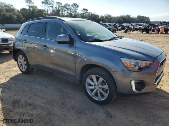 2015 Mitsubishi Outlander Sport SE with VIN 4A4AP4AU2FE013281, listed as a Copart auction lot 45862045 with 125,326 mi miles and Salvage Title. Bid and sale history available at carsss.com. Image 4.