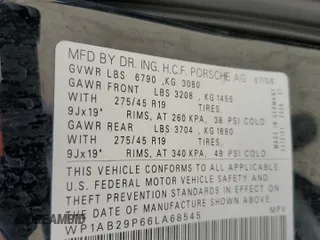 2006 Porsche Cayenne S z VIN WP1AB29P66LA68545, wystawiony jako Copart lot #59036285 z przebiegiem 151 025 mil mil oraz Szkoda całkowita • Salvage title. Historia ofert i sprzedaży dostępna na DreamBid. Obrazek 12.