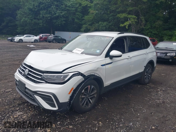 2022 Volkswagen Tiguan S with VIN 3VV0B7AX2NM080597, listed as a IAAI auction lot 39936601 with 28,208 mi miles. Bid and sale history available at carsss.com. Image 18.