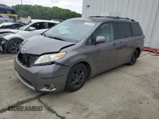 2011 Toyota Sienna LE AAS with VIN 5TDKK3DC4BS149956, listed as a Copart auction lot 62751305 with 203,654 mi miles and Salvage title. Bid and sale history available at DreamBid. Image 1.