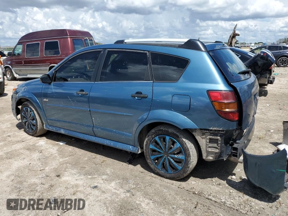 2005 Pontiac Vibe with VIN 5Y2SL63845Z453996, listed as a Copart auction lot 69864174 with 224,650 mi miles and Salvage Title. Bid and sale history available at carsss.com. Image 2.