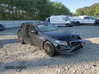 2017 Mercedes-Benz E-Class AMG E 43 with VIN WDDZF6EB1HA231570, listed as a Copart auction lot 70098374 with 64,142 mi miles and Salvage Title. Bid and sale history available at carsss.com. Image 10.