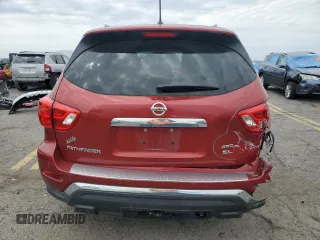 2017 Nissan Pathfinder SL with VIN 5N1DR2MM1HC609569, listed as a Copart auction lot 53081315 with 100,912 mi miles and Salvage Title. Bid and sale history available at carsss.com. Image 6.