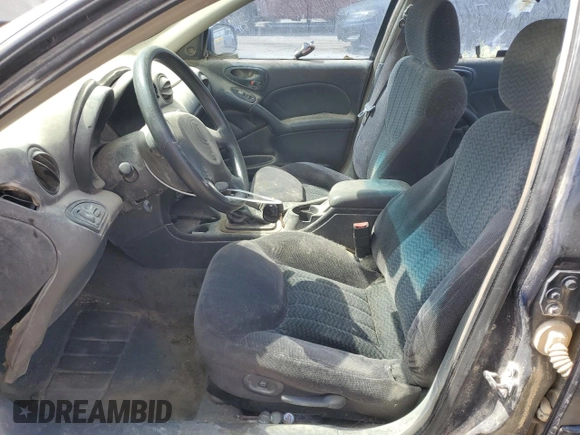 2001 Pontiac Grand Am SE1 with VIN 1G2NF52T31M547738, listed as a Copart auction lot 57442525 with 180,899 mi miles and Salvage title. Bid and sale history available at DreamBid. Image 7.