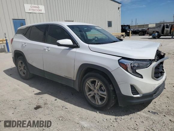 2018 GMC Terrain SLE with VIN 3GKALMEV3JL406337, listed as a Copart auction lot 49029205 with 66,350 mi miles and Salvage Title. Bid and sale history available at DreamBid. Image 4.