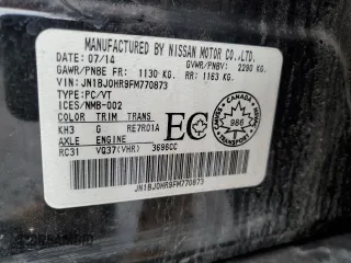 2015 Infiniti QX50 z VIN JN1BJ0HR9FM770873, wystawiony jako Copart lot #48681405 z przebiegiem 205 088 mil mil oraz Szkoda całkowita • Salvage title. Historia ofert i sprzedaży dostępna na DreamBid. Obrazek 12.