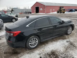 2024 Honda Civic Sedan EX with VIN 2HGFE2F32RH117663, listed as a Copart auction lot 86250814 with 12,043 mi miles and Salvage Title. Bid and sale history available at carsss.com. Image 3.