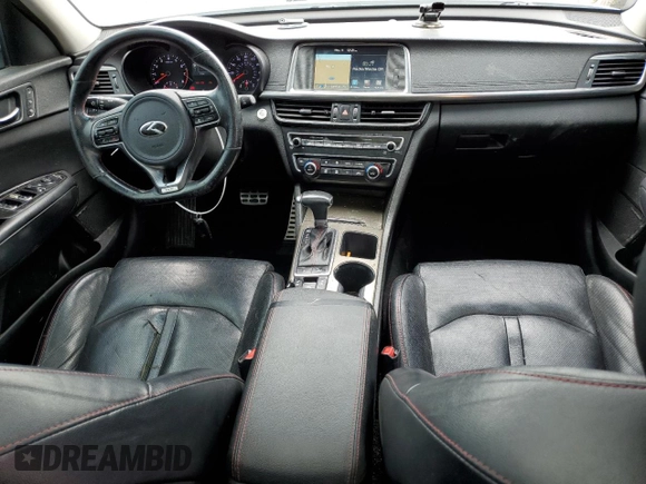 2017 Kia Optima SX with VIN 5XXGW4L20HG127312, listed as a Copart auction lot 56904675 with 116,876 mi miles and Salvage title. Bid and sale history available at DreamBid. Image 8.