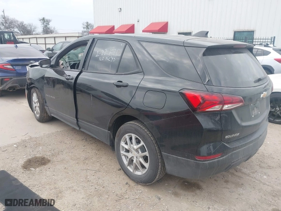 2024 Chevrolet Equinox LS with VIN 3GNAXHEG0RL238118, listed as a IAAI auction lot 41711789 with 16,568 mi miles. Bid and sale history available at carsss.com. Image 3.