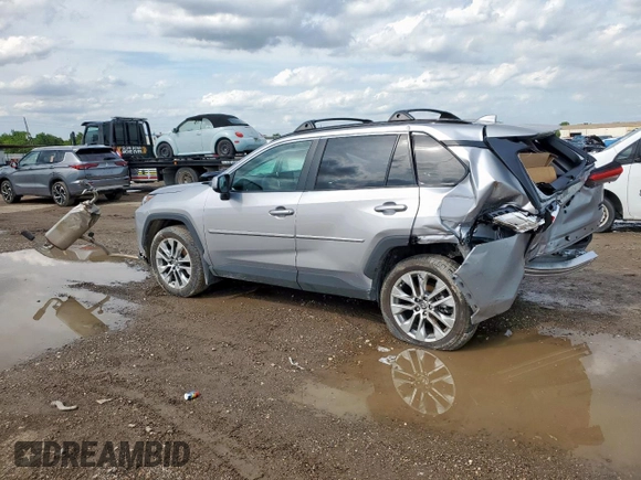2025 Toyota RAV4 XLE Premium with VIN 2T3A1RFV6SC501208, listed as a Copart auction lot 58130915 with 5,196 mi miles and Salvage title. Bid and sale history available at DreamBid. Image 2.