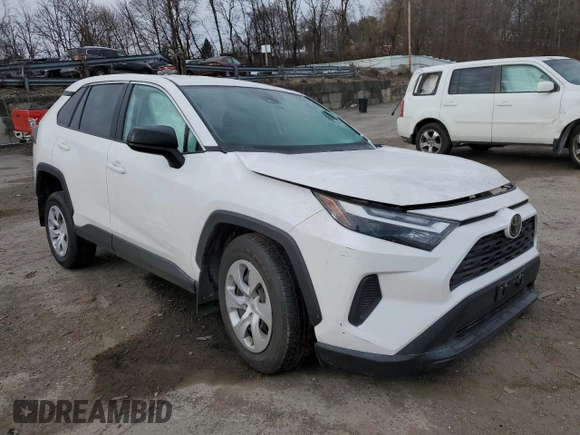 2024 Toyota RAV4 LE with VIN 2T3F1RFV6RC470591, listed as a Copart auction lot 88270555 with 0 mi miles and Salvage Title. Bid and sale history available at carsss.com. Image 4.