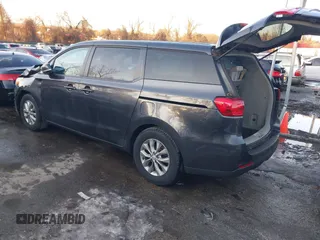2021 Kia Sedona EX with VIN KNDMB5C17M6666739, listed as a IAAI auction lot 41423684 with 41,816 mi miles. Bid and sale history available at carsss.com. Image 3.