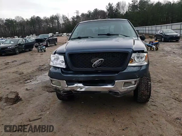 2005 Ford F-150 XL with VIN 1FTRF14585KC00914, listed as a Copart auction lot 43589325 with 181,304 mi miles and Salvage Title. Bid and sale history available at carsss.com. Image 11.