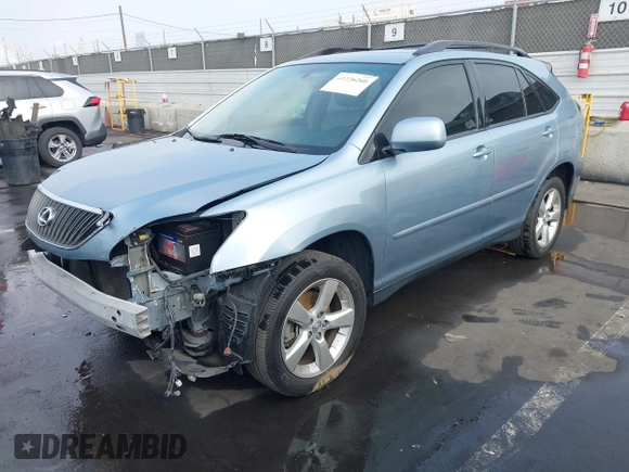 2005 Lexus RX 330 with VIN JTJGA31UX50048463, listed as a IAAI auction lot 41226260 with 76,778 mi miles and . Bid and sale history available at DreamBid. Image 2.