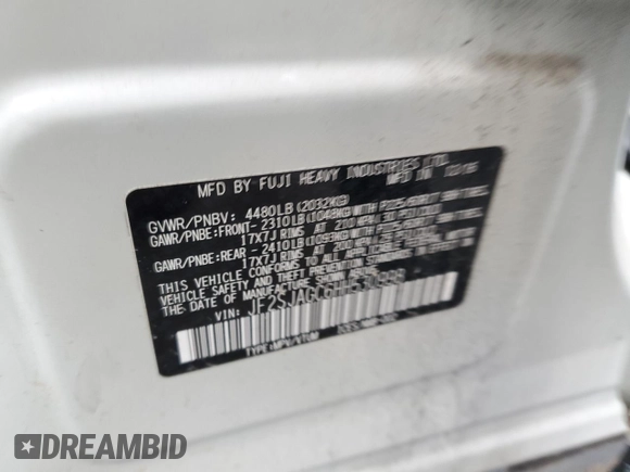 2017 Subaru Forester Premium with VIN JF2SJAGC6HH530998, listed as a Copart auction lot 41919335 with Not Provided miles and Salvage Title. Bid and sale history available at carsss.com. Image 13.