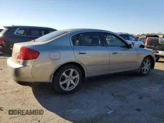 2003 Infiniti G35 w/Leather with VIN JNKCV51E83M016075, listed as a Copart auction lot 84657544 with 196,858 mi miles and Salvage Title. Bid and sale history available at DreamBid. Image 3.