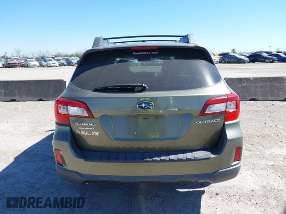 2015 Subaru Outback Limited with VIN 4S4BSBNCXF3259969, listed as a IAAI auction lot 41872999 with 144,442 mi miles and . Bid and sale history available at DreamBid. Image 16.