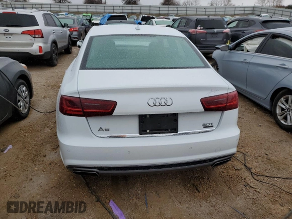 2016 Audi A6 3.0T Premium Plus with VIN WAUFGAFC7GN007647, listed as a Copart auction lot 71843372 with 30,651 mi miles. Bid and sale history available at carsss.com. Image 6.