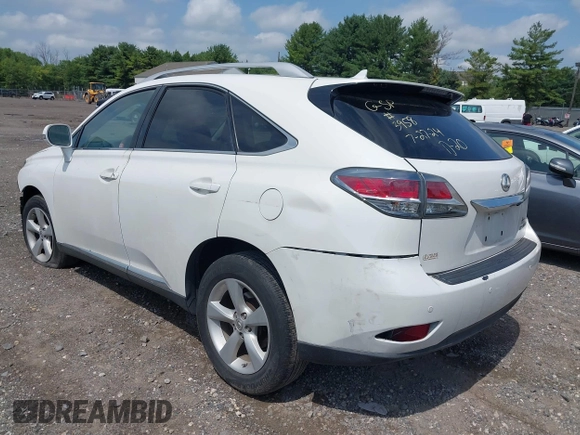 2013 Lexus RX 350 with VIN 2T2BK1BA9DC211283, listed as a IAAI auction lot 39986994 with 160,631 mi miles. Bid and sale history available at carsss.com. Image 3.