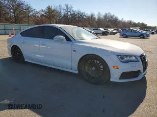 2014 Audi S7 Prestige with VIN WAUW2AFC2EN047713, listed as a Copart auction lot 79287844 with 104,410 mi miles and Salvage Title. Bid and sale history available at carsss.com. Image 4.