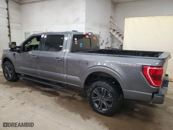 2022 Ford F-150 XL with VIN 1FTFW1E55NFA66485, listed as a Copart auction lot 82882764 with 0 mi miles and Salvage Title. Bid and sale history available at carsss.com. Image 2.