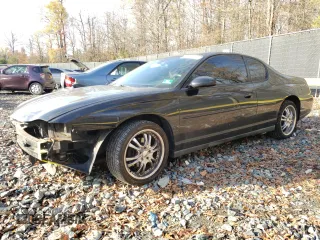 2004 Chevrolet Monte Carlo LS with VIN 2G1WW12EX49165520, listed as a Copart auction lot 82370694 with 97,576 mi miles and Salvage Title. Bid and sale history available at carsss.com. Image 1.