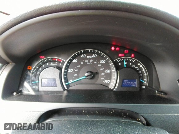 2012 Toyota Camry L with VIN 4T1BF1FK9CU588382, listed as a IAAI auction lot 41999522 with 229,369 mi miles. Bid and sale history available at carsss.com. Image 7.