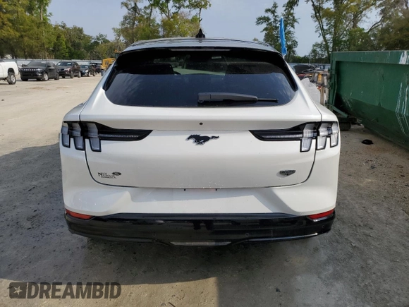 2021 Ford Mustang Mach-E California Route 1 with VIN 3FMTK2R74MMA27526, listed as a Copart auction lot 50214575 with 23,497 mi miles and Non Repairable. Bid and sale history available at DreamBid. Image 6.