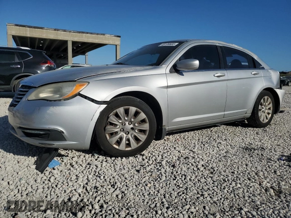 2011 Chrysler 200 LX with VIN 1C3BC4FBXBN536478, listed as a Copart auction lot 48189665 with 161,623 mi miles and Salvage Title. Bid and sale history available at carsss.com. Image 1.