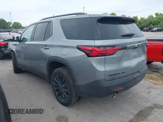 2023 Chevrolet Traverse RS with VIN 1GNEVJKW9PJ340838, listed as a IAAI auction lot 42346131 with Not provided miles and . Bid and sale history available at DreamBid. Image 3.