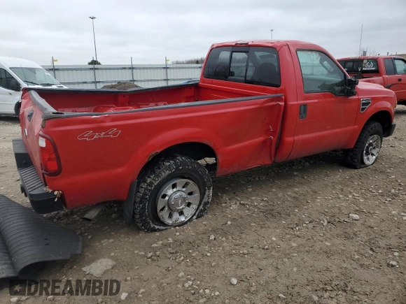 2010 Ford F-250 XL with VIN 1FTNF2B5XAEA21709, listed as a Copart auction lot 84045724 with 182,256 mi miles and Non repairable. Bid and sale history available at DreamBid. Image 3.