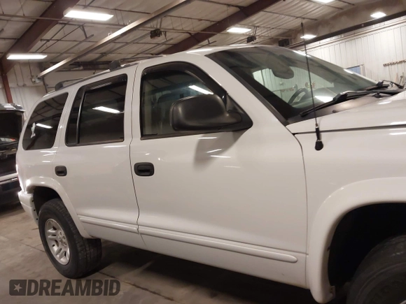 2003 Dodge Durango SLT with VIN 1D4HS48N33F629275, listed as a IAAI auction lot 41667214 with 163,391 mi miles and . Bid and sale history available at DreamBid. Image 13.