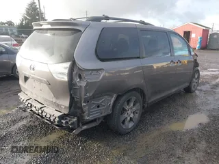 2015 Toyota Sienna SE with VIN 5TDXK3DC2FS540681, listed as a IAAI auction lot 41192481 with 108,782 mi miles and . Bid and sale history available at DreamBid. Image 4.