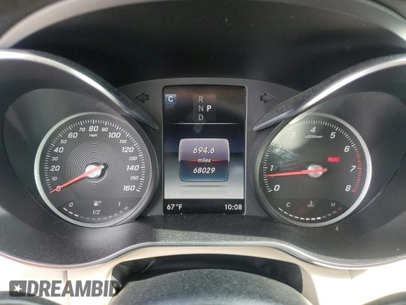 2018 Mercedes-Benz C with VIN 55SWF4JB8JU237921, listed as a Copart auction lot 51014065 with 68,029 mi miles and Salvage Title. Bid and sale history available at carsss.com. Image 9.